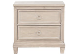 215922 Pembroke 2-drawer Nightstand Bedside Table Washed Oak