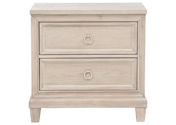 215922 Pembroke 2-drawer Nightstand Bedside Table Washed Oak