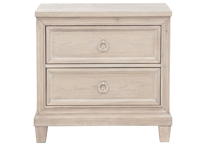 215922 Pembroke 2-drawer Nightstand Bedside Table Washed Oak