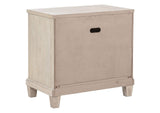 215922 Pembroke 2-drawer Nightstand Bedside Table Washed Oak