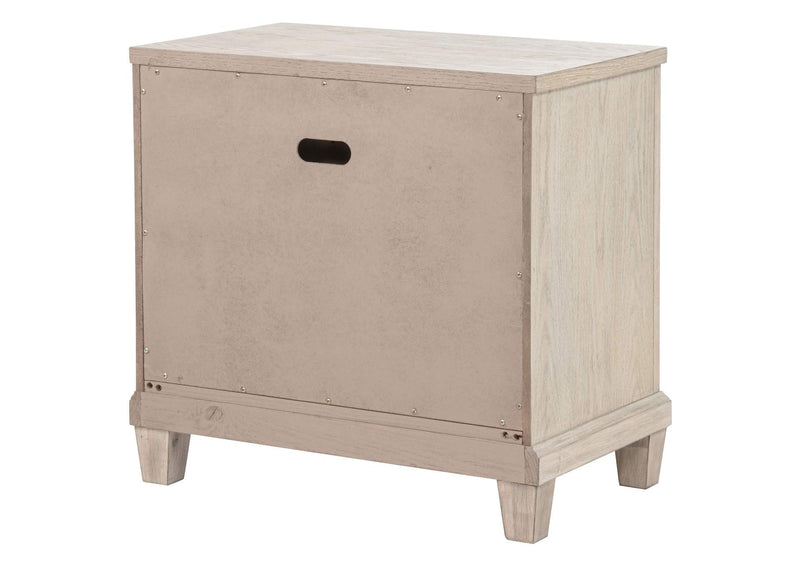215922 Pembroke 2-drawer Nightstand Bedside Table Washed Oak