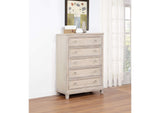215925 Pembroke 5-drawer Chest of Drawers Washed Oak