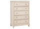 215925 Pembroke 5-drawer Chest of Drawers Washed Oak