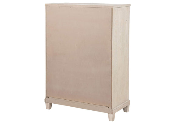 215925 Pembroke 5-drawer Chest of Drawers Washed Oak