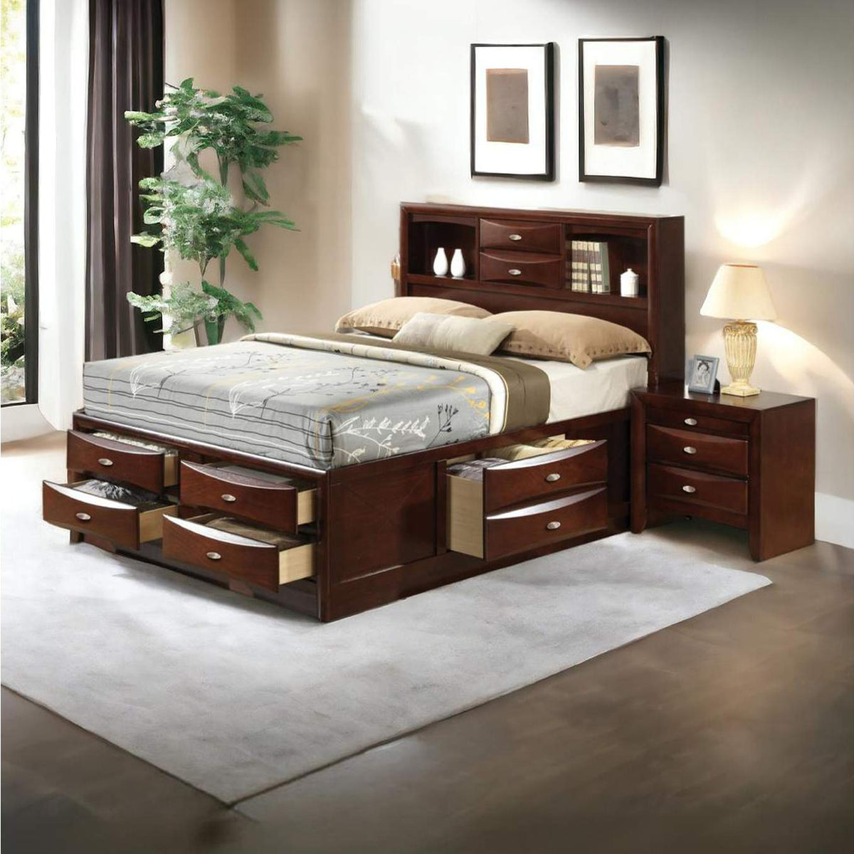 21600Q Ireland Queen Bed with Storage