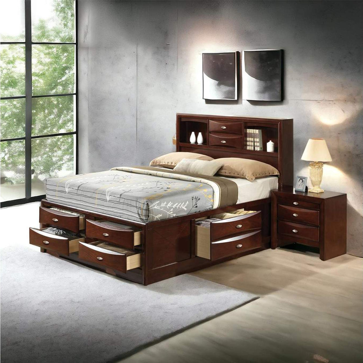 21600Q Ireland Queen Bed with Storage