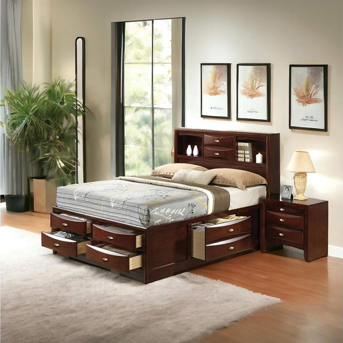 21600Q Ireland Queen Bed with Storage