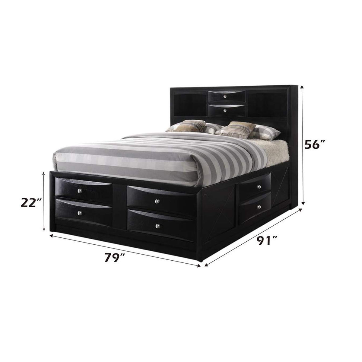 21606EK Ireland Ek Bed with Storage