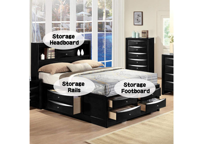 21606EK Ireland Ek Bed with Storage