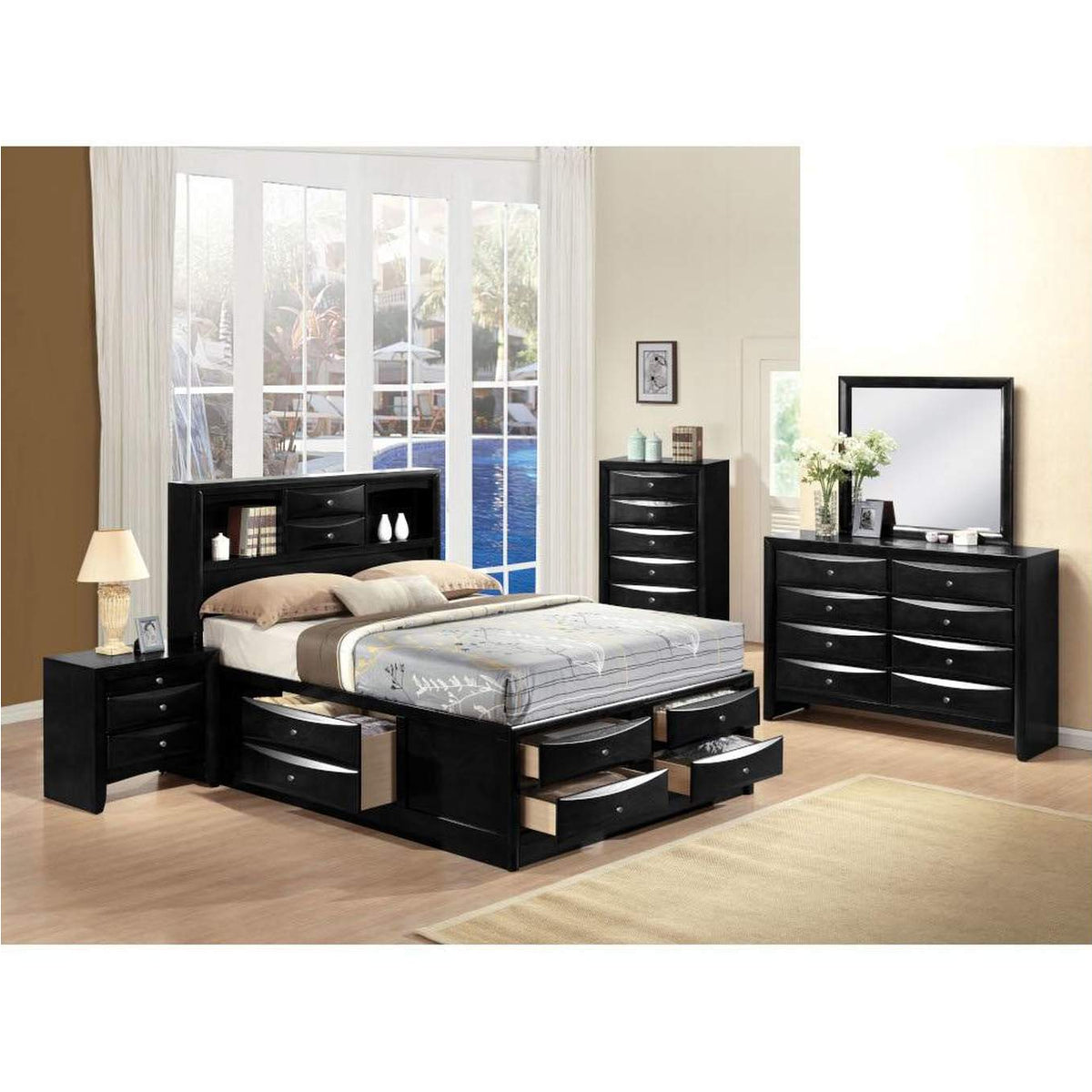 21606EK Ireland Ek Bed with Storage