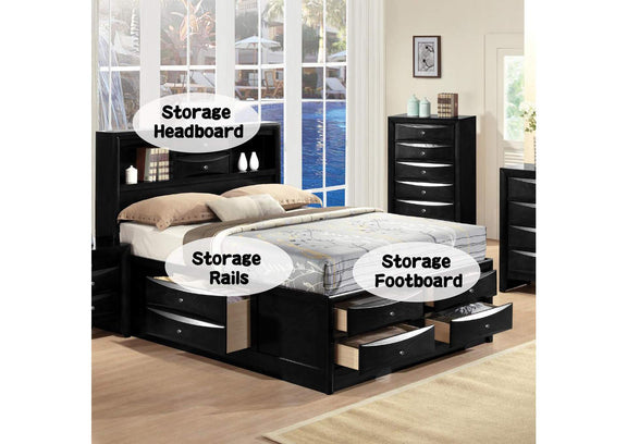 21610Q Ireland Queen Bed with Storage