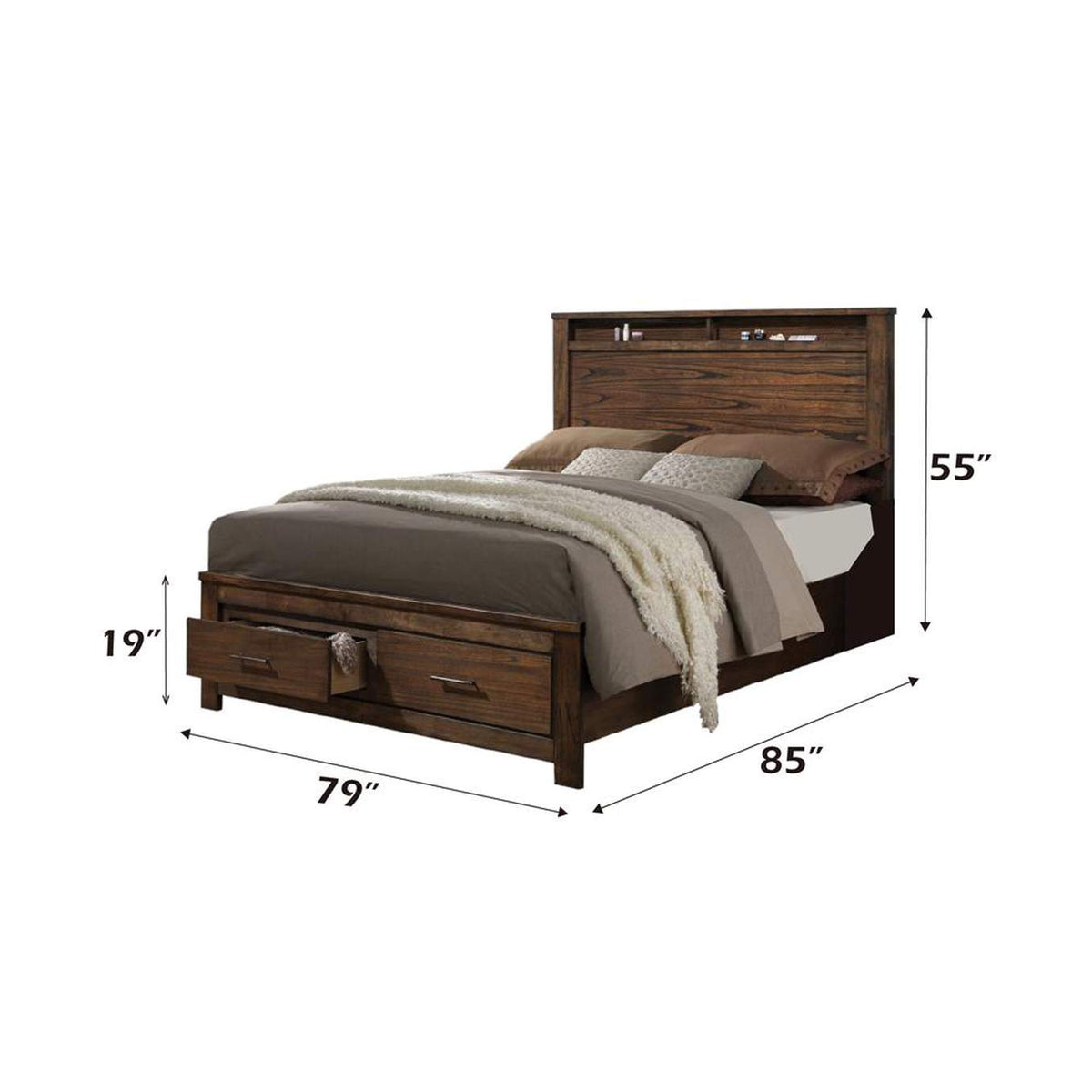 21677EK Merrilee Ek Bed with Storage