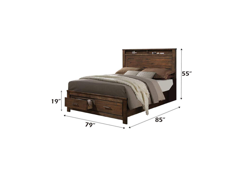21677EK Merrilee Ek Bed with Storage