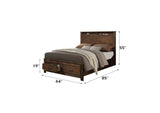 21680Q Merrilee Queen Bed with Storage