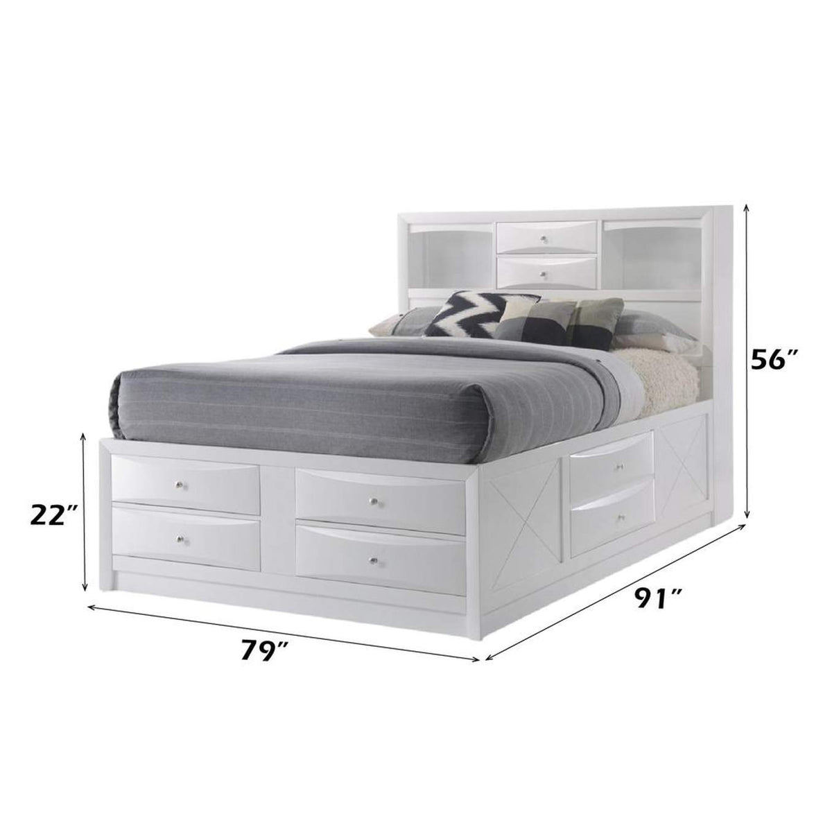 21696EK Ireland Ek Bed with Storage