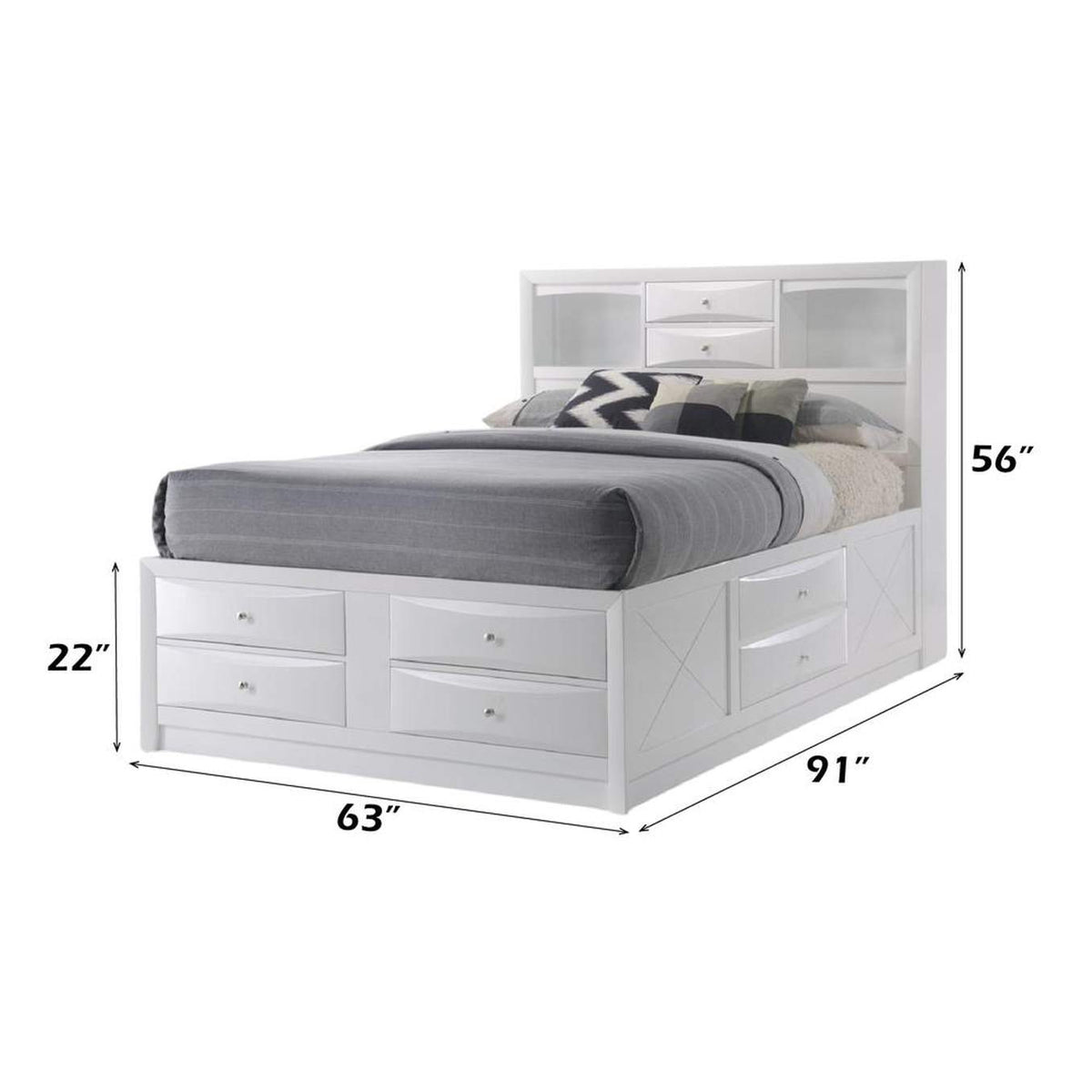 21700Q Ireland Queen Bed with Storage