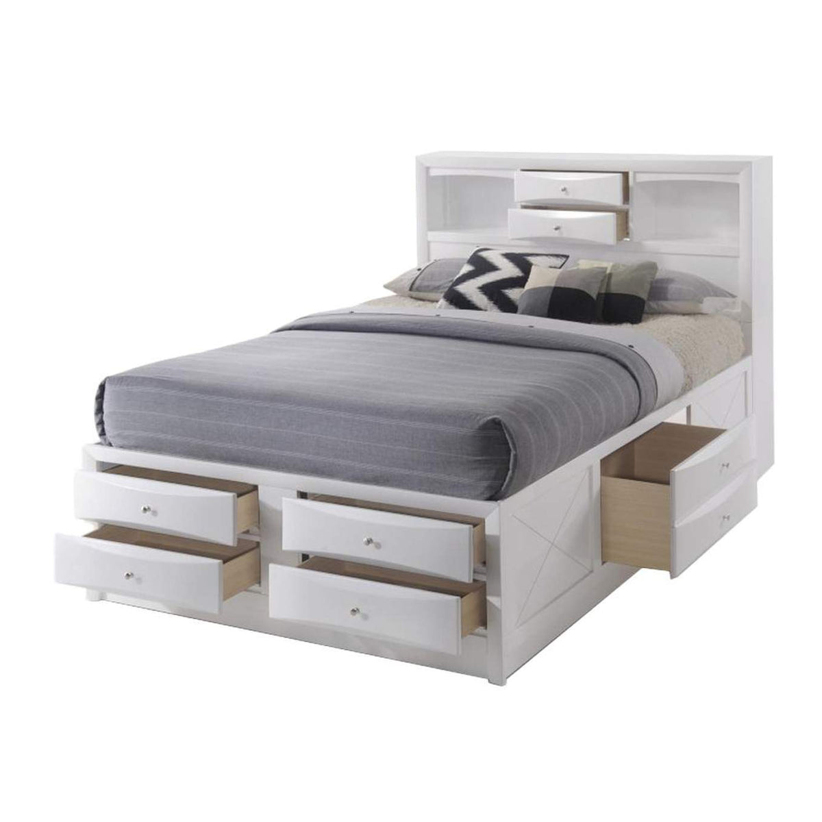 21710F Ireland Full Bed with Storage
