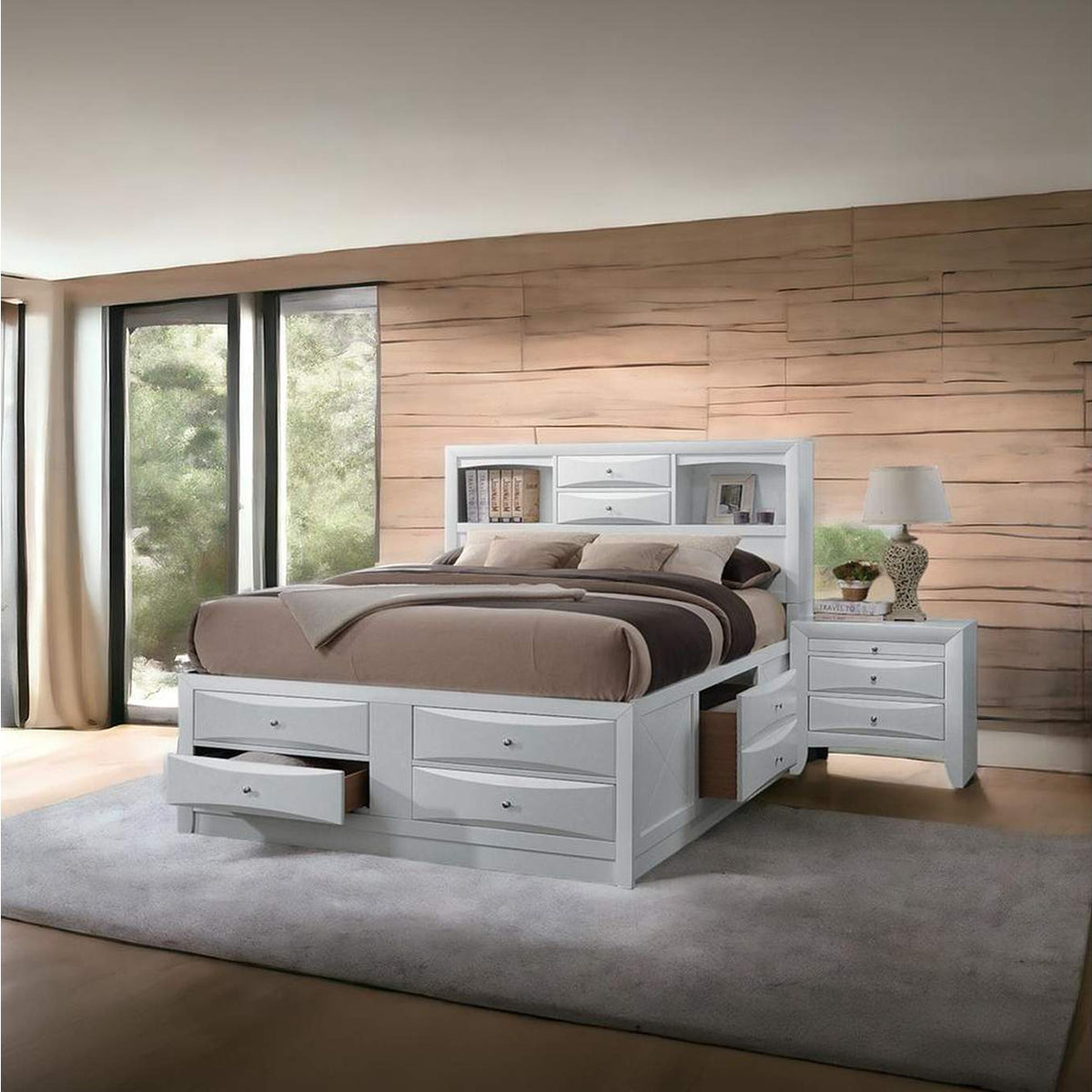 21710F Ireland Full Bed with Storage