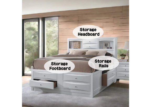 21710F Ireland Full Bed with Storage