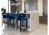 TOV-BS23 Hart Navy Velvet Bar Stool
