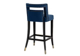 TOV-BS23 Hart Navy Velvet Bar Stool