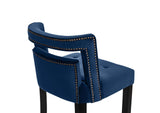 TOV-BS23 Hart Navy Velvet Bar Stool