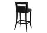 TOV-D68245 Hart Black Velvet Bar Stool
