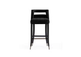 TOV-D68245 Hart Black Velvet Bar Stool