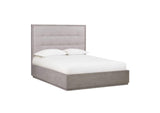 AZBXS7 Oxford Upholstered Footboard Storage Bed In Mineral