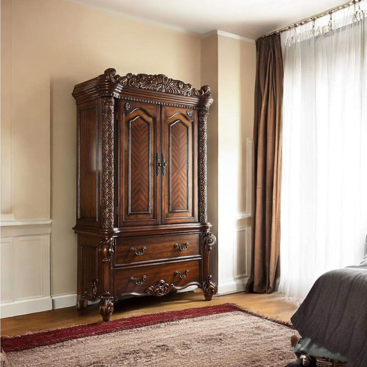 22007 Vendome Wardrobe-Tv Armoire