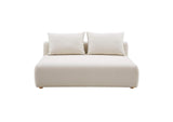 TOV-L68788-LS Hangover Cream Performance Linen Modular Loveseat