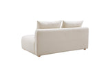 TOV-L68788-LS Hangover Cream Performance Linen Modular Loveseat