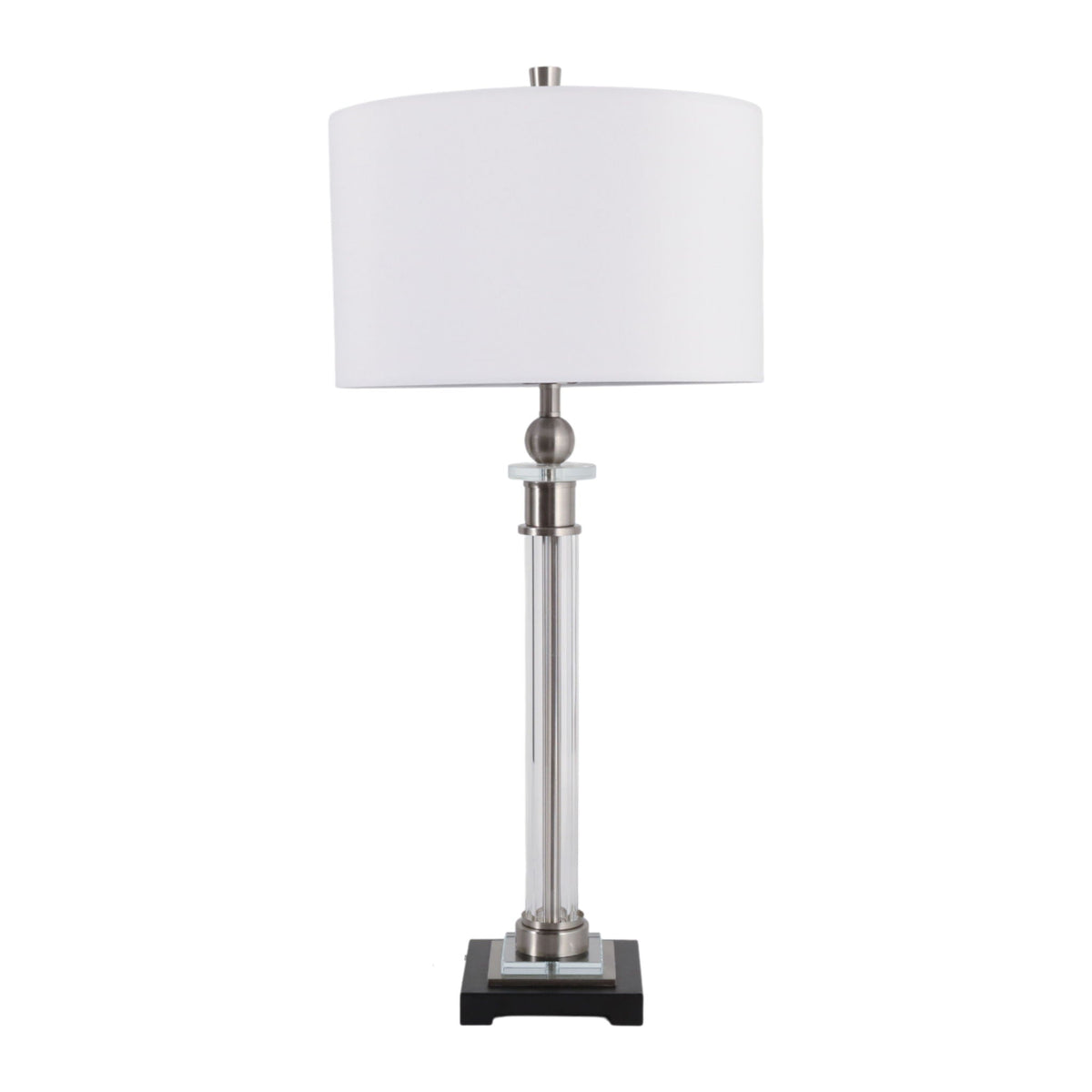 29" Dunmore Crystal Table Lamp - Clear
