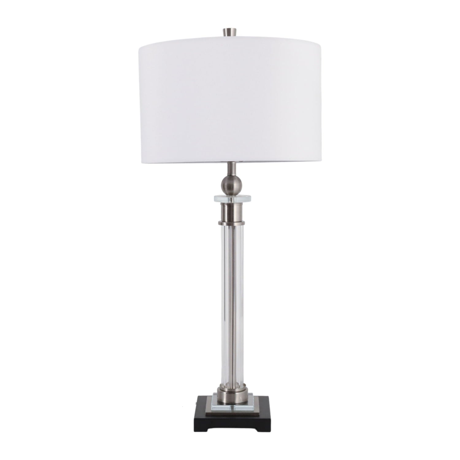 29" Dunmore Crystal Table Lamp - Clear