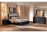 222491Q-S4 Leandro 4-piece Queen Bedroom Set Burnished Black