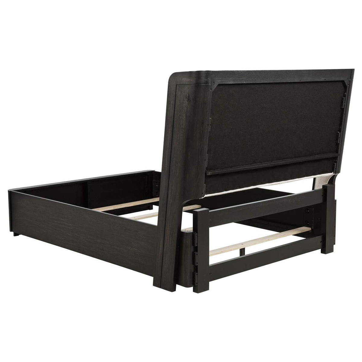 222491Q-S5 Leandro 5-piece Queen Bedroom Set Burnished Black