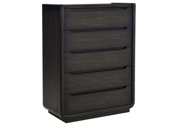222491Q-S5 Leandro 5-piece Queen Bedroom Set Burnished Black