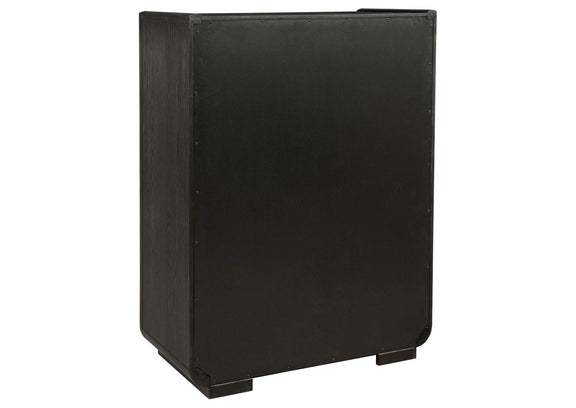 222491Q-S5 Leandro 5-piece Queen Bedroom Set Burnished Black