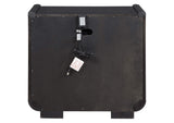 222492 Leandro 2-drawer LED Nightstand with USB Burnished Black
