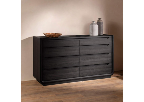 222493 Leandro 8-drawer Bedroom Dresser Cabinet Burnished Black