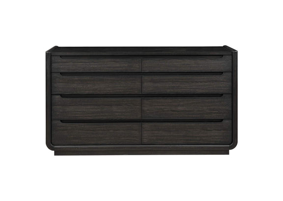 222493 Leandro 8-drawer Bedroom Dresser Cabinet Burnished Black
