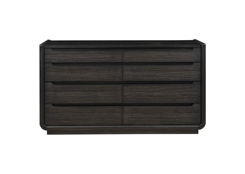 222493 Leandro 8-drawer Bedroom Dresser Cabinet Burnished Black
