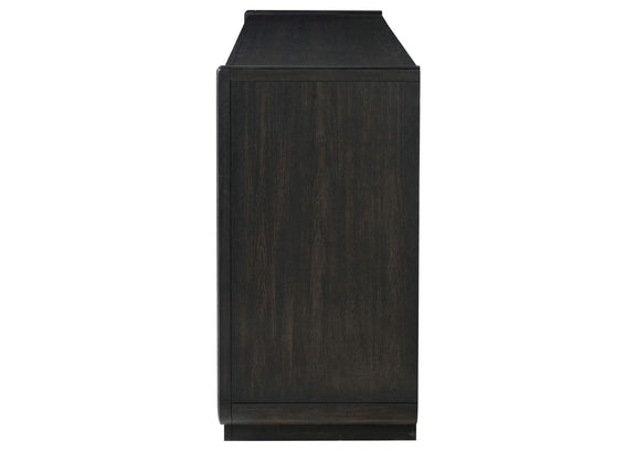 222493 Leandro 8-drawer Bedroom Dresser Cabinet Burnished Black