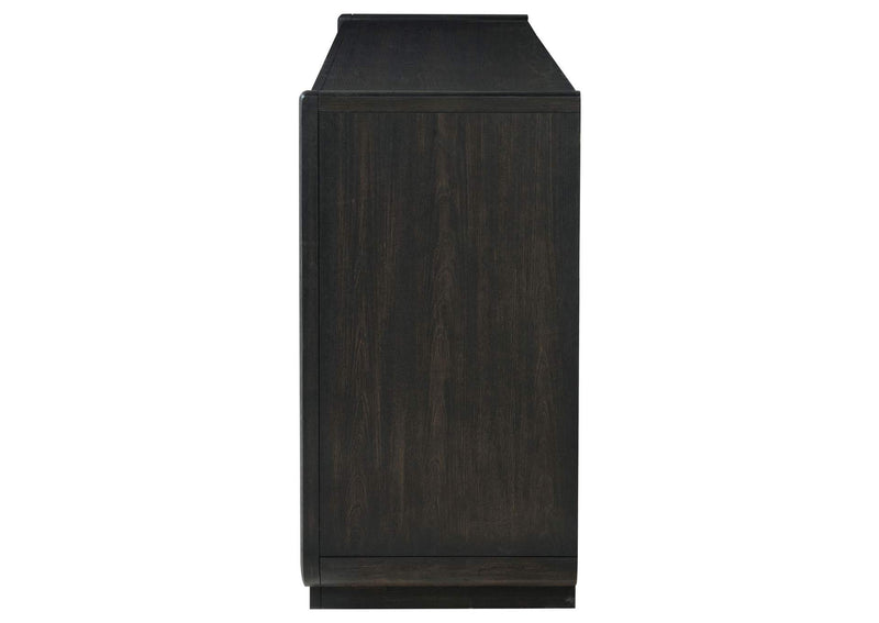 222493 Leandro 8-drawer Bedroom Dresser Cabinet Burnished Black