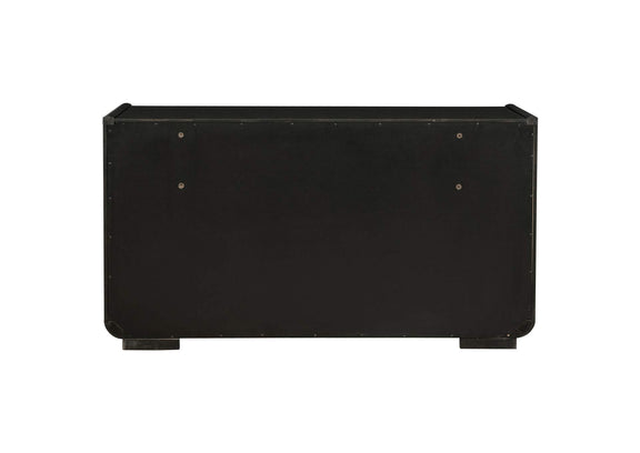 222493 Leandro 8-drawer Bedroom Dresser Cabinet Burnished Black