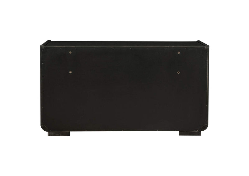 222493 Leandro 8-drawer Bedroom Dresser Cabinet Burnished Black