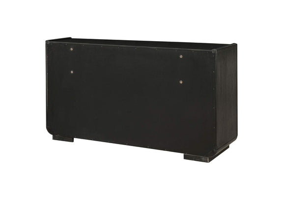 222493 Leandro 8-drawer Bedroom Dresser Cabinet Burnished Black