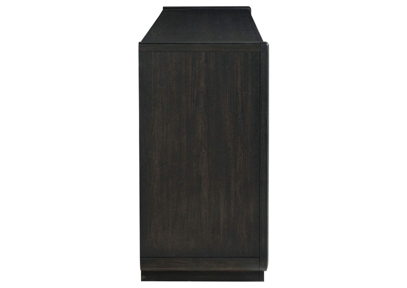 222493 Leandro 8-drawer Bedroom Dresser Cabinet Burnished Black