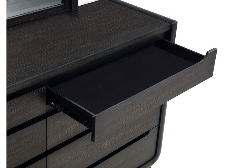 222493 Leandro 8-drawer Bedroom Dresser Cabinet Burnished Black