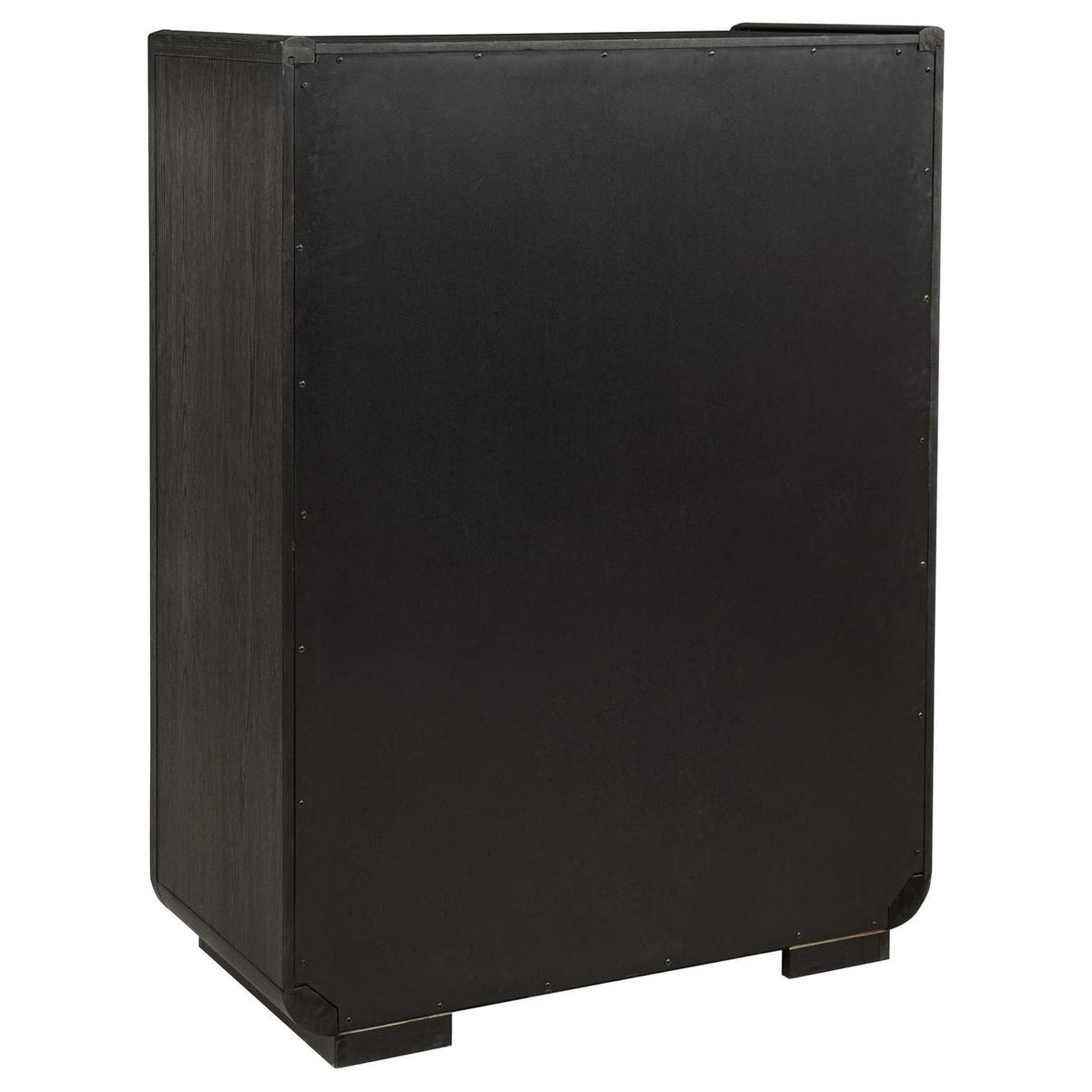 222495 Leandro 5-drawer Bedroom Chest of Drawers Burnished Black